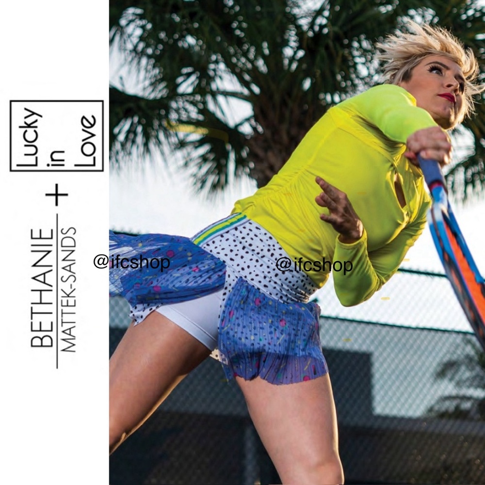 Lucky in Love BMS Delano Mesh Long-Sleeve Top in Lemon